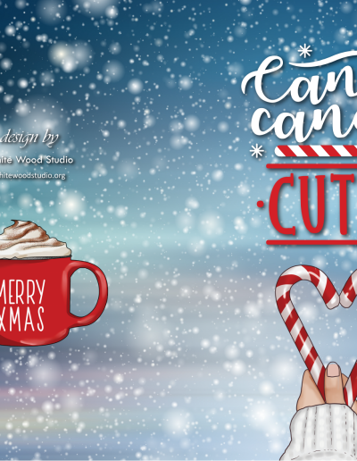 Candy Cane Cutie Christmas planner: Beautiful Christmas Planner With Candy Cane