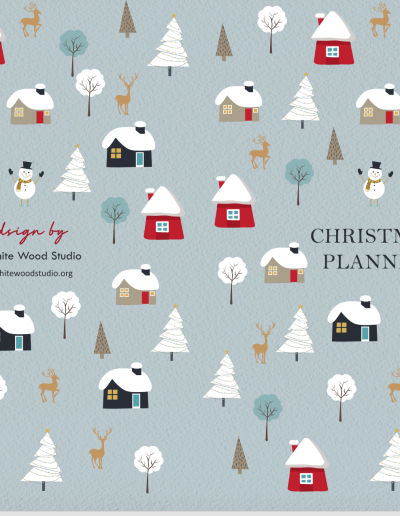 Christmas Planner With Cute Illustration