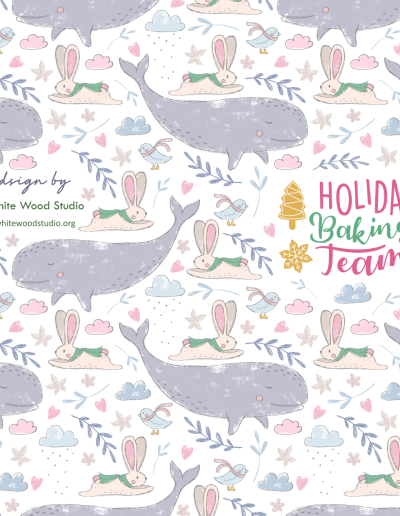 Holiday Baking Team Christmas Planner: Cute and Fun Christmas Planner Illustration
