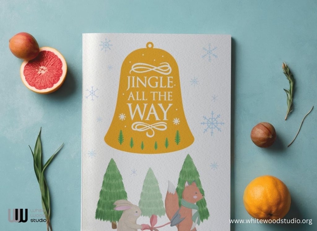 Jingle All The Way: Christmas notebook lined journal