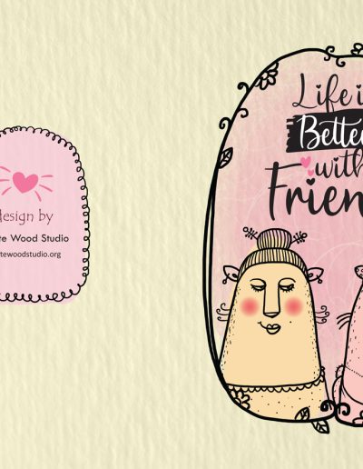Life is Better with Friend: Friendship Notebook Journal