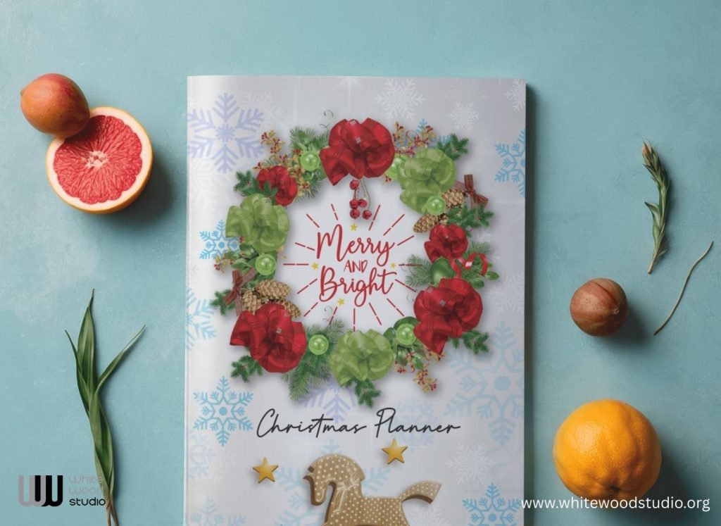 Merry and Bright Christmas Planner: Beautiful and Sweet Christmas Planner Organizer