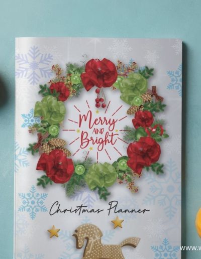 Merry and Bright Christmas Planner: Beautiful and Sweet Christmas Planner Organizer