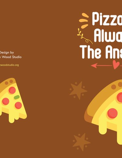 Pizza is Always The Answer Funny Notebook: Funny notebook ideas for pizza lovers