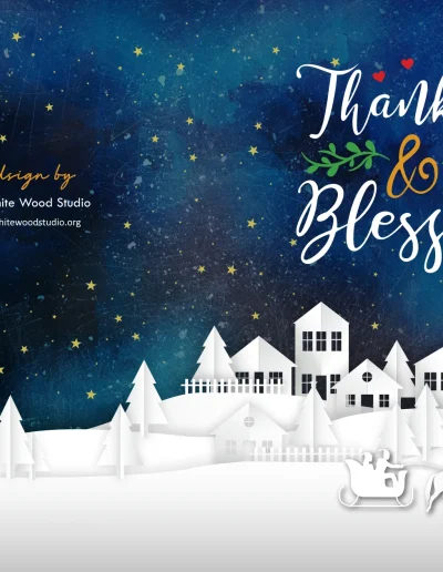 Thankful and Blessed Christmas Planner-Beautiful Christmas Planner Organizer