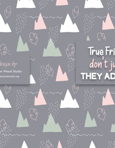 True Friends Don't Judge They Adjust: Friendship Journal