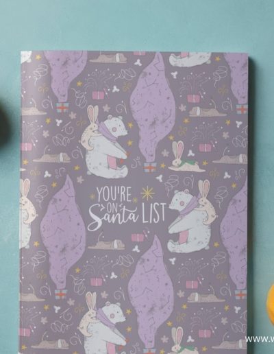 You're on Santa List Christmas Planner: Holiday Season Sweet Illustration Christmas Planner Organizer