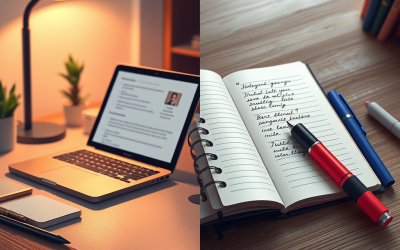 Digital Notebook Journal vs Handwritten Notebook Journal: Which One’s Right for You?