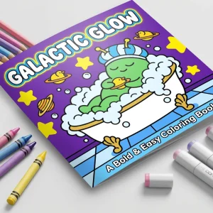The Chubby Alien’s Big Bubble Bath: A Bold & Easy Alien Coloring Book