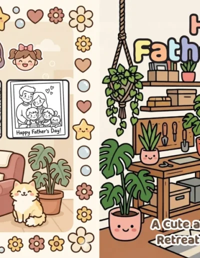 Happy Father Day Cover and Back Cover